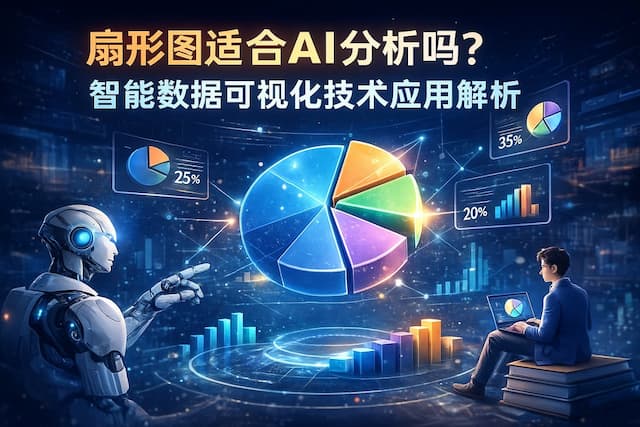 扇形图适合AI分析吗？智能数据可视化技术应用解析
