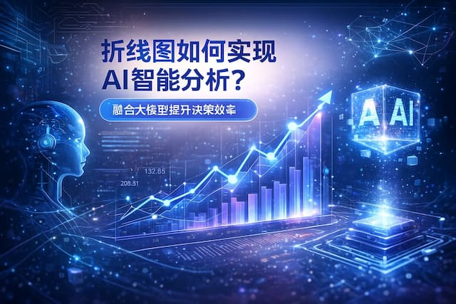 折线图如何实现AI智能分析？融合大模型提升决策效率