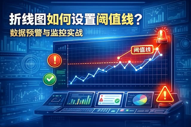 折线图如何设置阈值线？数据预警与监控实战