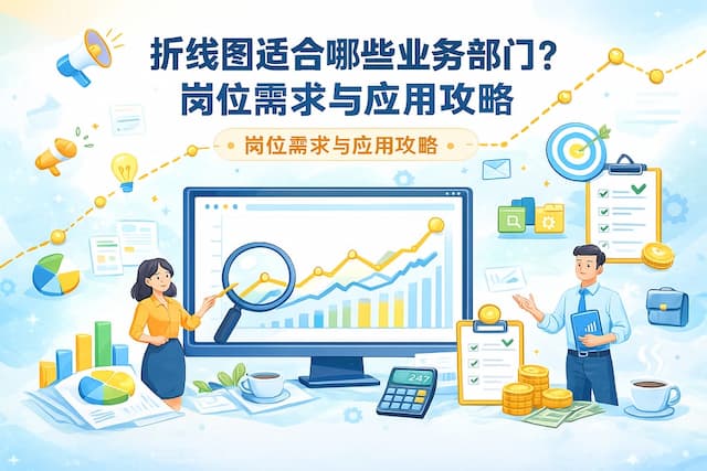 折线图适合哪些业务部门？岗位需求与应用攻略