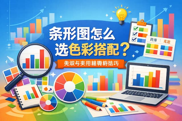 条形图怎么选色彩搭配？美观与实用兼得的技巧