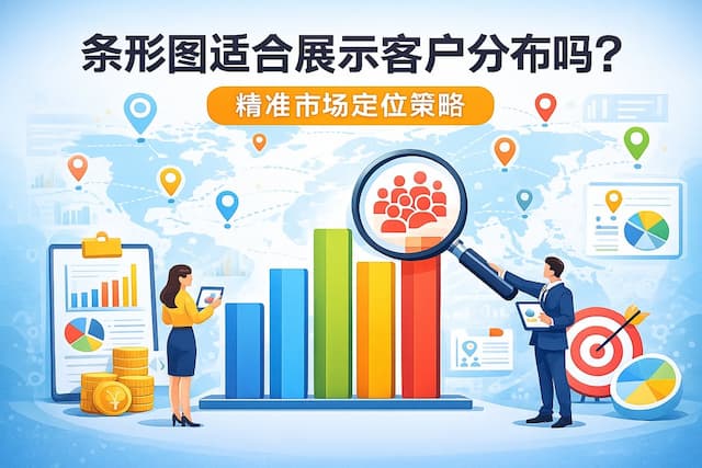 条形图适合展示客户分布吗？精准市场定位策略
