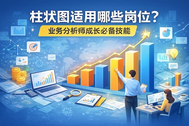 柱状图适用哪些岗位？业务分析师成长必备技能