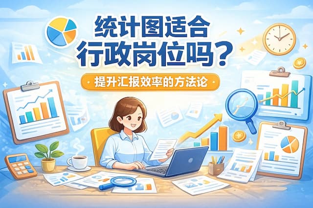 统计图适合行政岗位吗？提升汇报效率的方法论