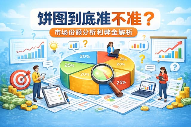 饼图到底准不准确？市场份额分析利弊全解析