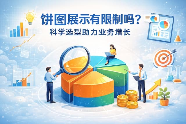 饼图展示有限制吗？科学选型助力业务增长