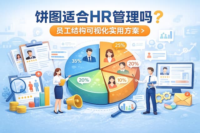 饼图适合HR管理吗？员工结构可视化实用方案