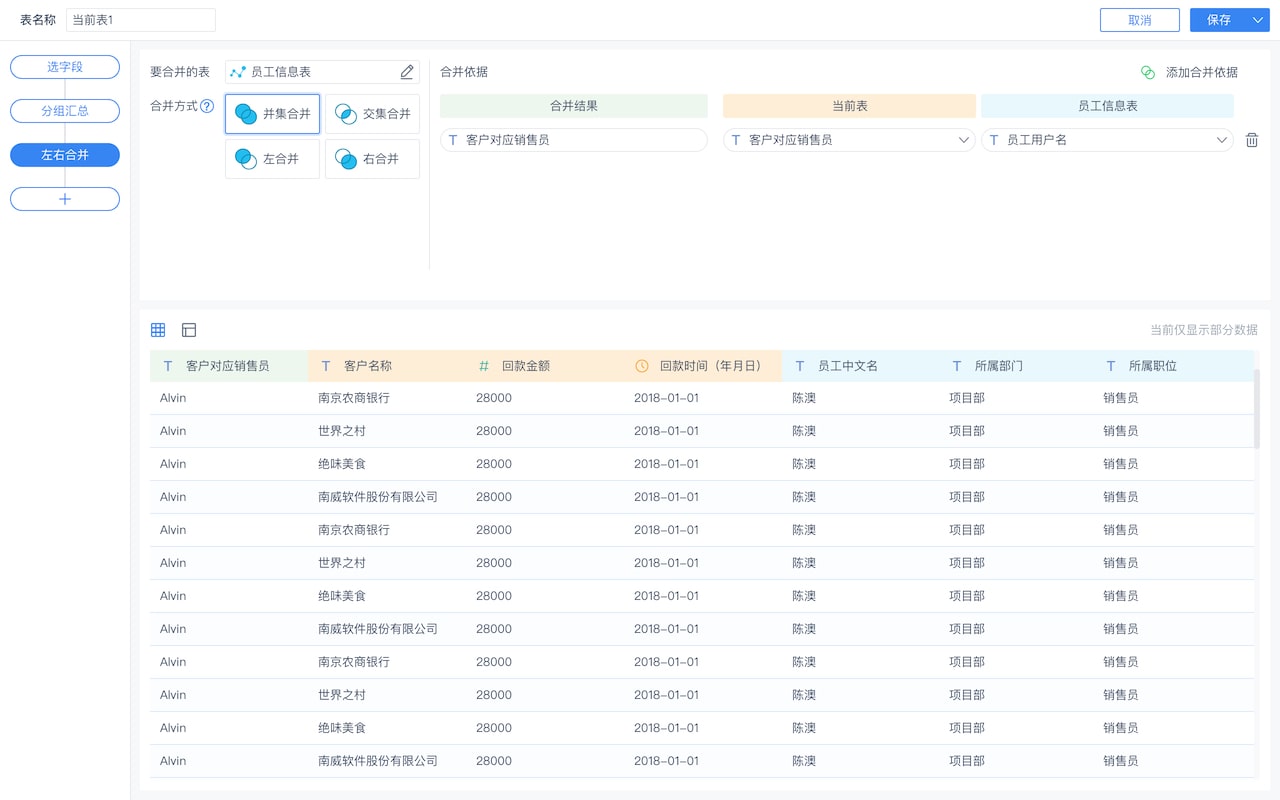 敏捷bi,BI分析平台,数据准备析