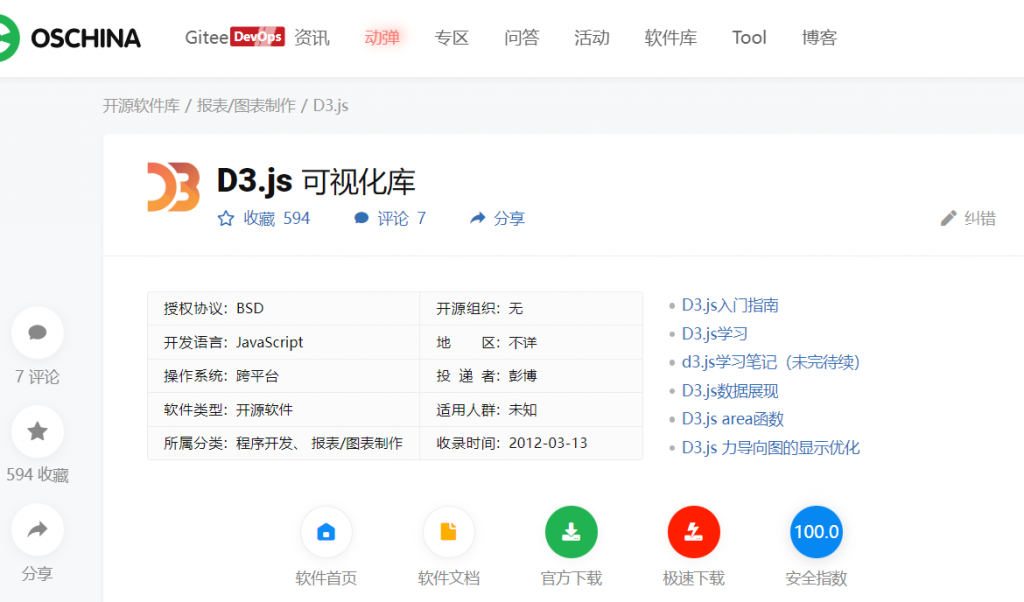  D3.js 开源下载