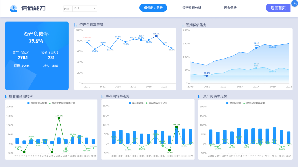 偿债能力分析图片