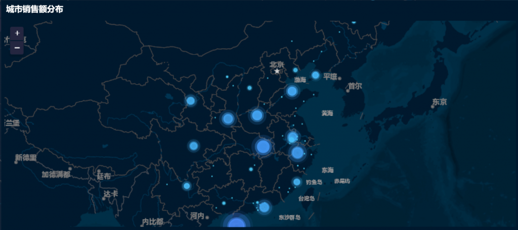 可视化图表中的地图