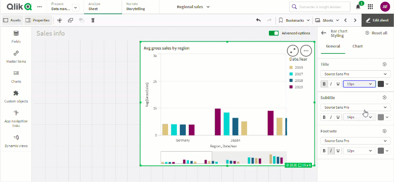 QlikView操作界面