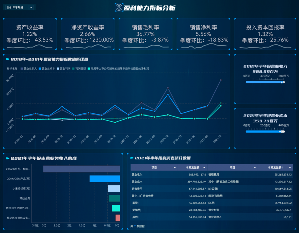 盈利能力分析